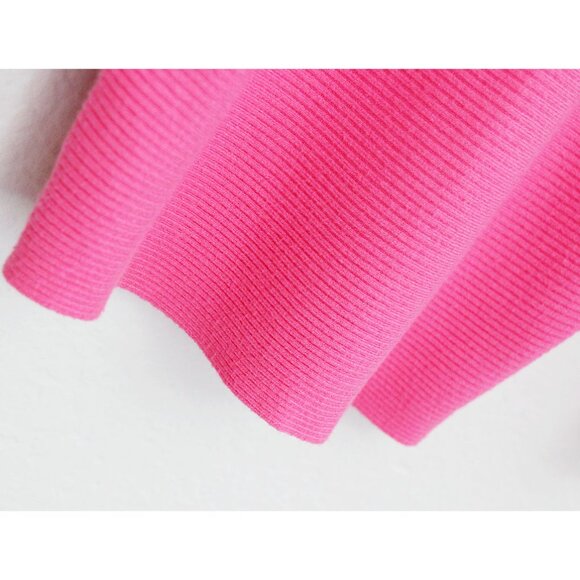 Makarthy Batwing Dolman Sleeves Ribbed Knit Drapey Sweater Cashmere Wool Blend - Picture 12 of 15